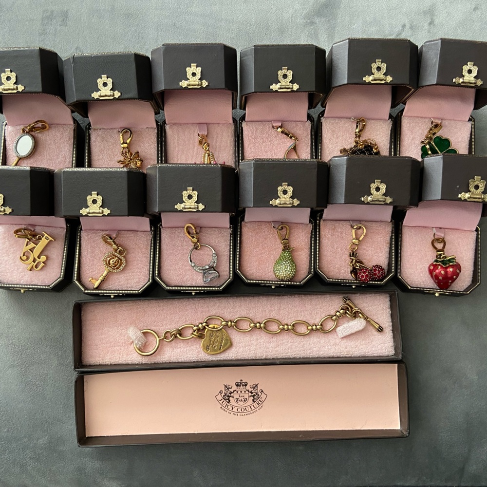VINTAGE Y2K Juicy Couture bracelet with charms